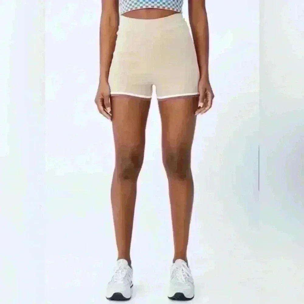 Cotton On Body Shorts Women's Summer Knit Bike Skinny High Rise Size Small NWT